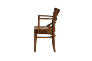 Кресло СОЛО т.004 с жестким сидением (Светлый дуб с чёрной патиной) - фото 3