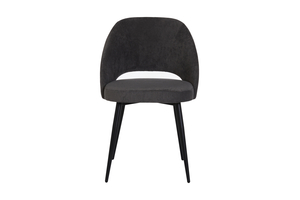 Стул ЭРИКА черный/тк. Десерт 13 серый - фото 2