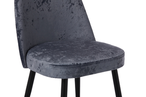 Стул МИА черный/тк. Плюш стеел - фото 5