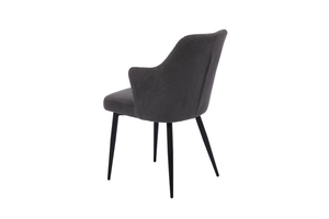 Стул FREDDY черный/велюр ANTRACITE LUX b28 - фото 4