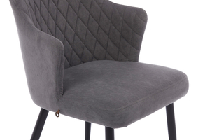 Стул FREDDY черный/велюр ANTRACITE LUX b28 - фото 5