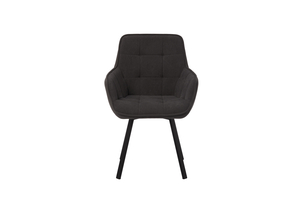 Стул ROMEO-FIX черный/велюр ANTRACITE LUX b28 антрацит - фото 2