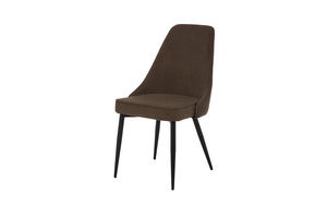 Стул LEO черный/велюр BROWN LUX b29 коричневый