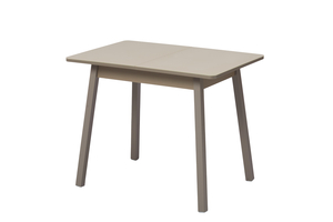 Стол прямоугольный TIRK RADIAL-94  94+32*64 капучино/стекло капучино