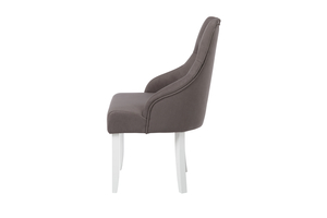 Стул ЭМИЛИ белый/тк. Гулати 04 латте - фото 3