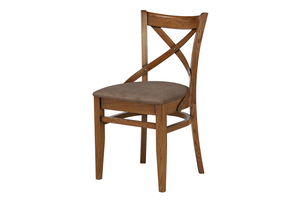 Стул СОЛО т.004/тк. Loft 232 (2С) коричневый (Светлый дуб с черной патиной)