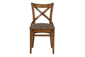 Стул СОЛО т.004/тк. Loft 232 (2С) коричневый (Светлый дуб с черной патиной) - фото 2