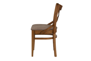 Стул СОЛО т.004/тк. Loft 232 (2С) коричневый (Светлый дуб с черной патиной) - фото 3