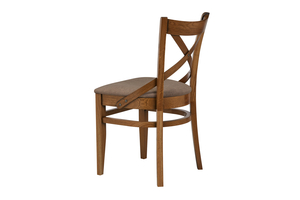 Стул СОЛО т.004/тк. Loft 232 (2С) коричневый (Светлый дуб с черной патиной) - фото 4