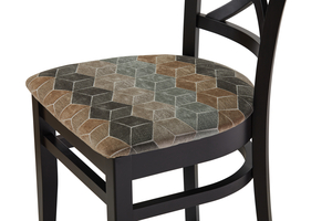 Стул МАРИО т.876/тк. 4-167 TS Cube sand 10653 серо-коричневый (Венге) - фото 5