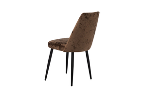 Стул МИА черный/тк. Плюш корица - фото 4