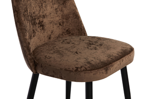 Стул МИА черный/тк. Плюш корица - фото 5