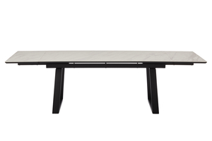 Стол прямоугольный MILANA-180 180+45+45*98 черный/Palissandro Premium Cer - фото 2