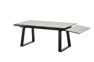 Стол прямоугольный MILANA-180 180+45+45*98 черный/Palissandro Premium Cer - фото 4