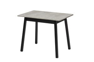 Стол прямоугольный TIRK RADIAL-94  94+32*64 черный/серый сланец