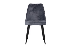 Стул МИА черный/тк. Плюш стеел - фото 2