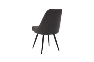 Стул поворотный LEO-R черный/велюр ANTRACITE LUX b28 антрацит - фото 5