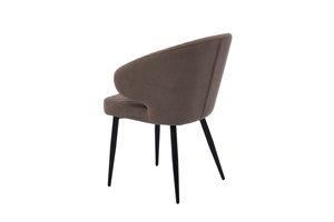 Стул ROB черный/велюр LATTE LUX b5 латте - фото 4