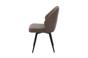 Стул поворотный MICHAEL-R1 черный/велюр LATTE LUX b5 латте - фото 3