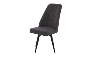 Стул поворотный LEONARD M-R1 черный/велюр ANTRACITE LUX b28 антрацит - фото 2