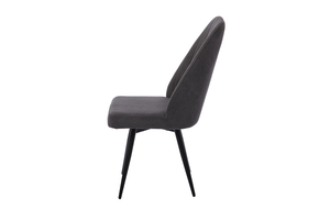 Стул поворотный LEONARD M-R1 черный/велюр ANTRACITE LUX b28 антрацит - фото 3