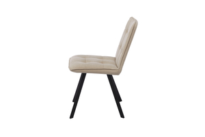 Стул ROM D черный/велюр CREAM LUX b03 крем - фото 3