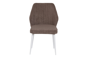 Стул Мишель белый/велюр Б5 латте - фото 2