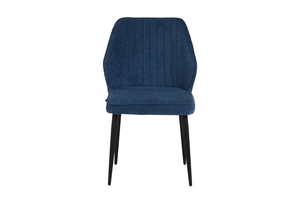 Стул Мишель черный/велюр Б8 синий - фото 5