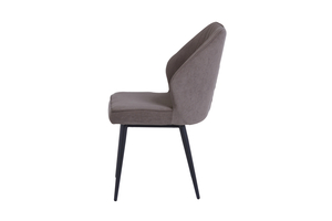 Стул Мишель черный/велюр Б5 латте - фото 2