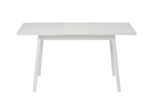 Стол прямоугольный TIRK RADIAL-110  110+32*70 белый/стекло белое - фото 2