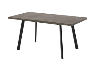 Стол прямоугольный BORG-120 120+40*80 черный/ламинат дымчатая керамика - фото 2