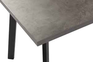 Стол прямоугольный BORG-120 120+40*80 черный/ламинат дымчатая керамика - фото 4