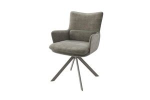 Стул поворотный ТРАМП-360 капучино/шенилл Г26 мокко - Р мокко