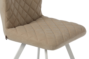 Стул РОББИ Д белый/велюр Б03 кремовый - фото 5