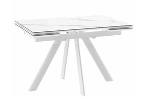 Стол прямоугольный ДЖЕК-120  120+30+30*80 белый/Калаката СТ Кер