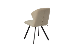 Стул РОББИ Д черный/велюр Б03 кремовый - фото 4