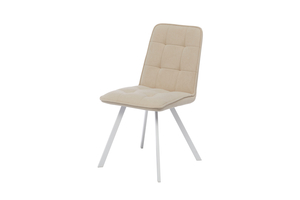 Стул РОМ Д белый/велюр Б03 кремовый - фото 2