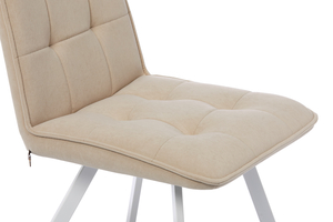 Стул РОМ Д белый/велюр Б03 кремовый - фото 5