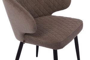 Стул РОБ черный/велюр Б05 латте - фото 5