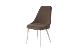 Стул ЛЕО белый/велюр Б05 латте