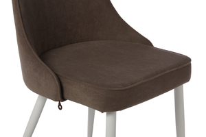 Стул ЛЕО белый/велюр Б05 латте - фото 5