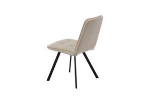 Стул РОМ Д черный/велюр Б03 кремовый - фото 4