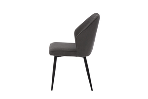 Стул МИШЕЛЬ черный/велюр Б28 антрацит - фото 3