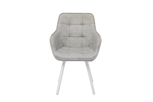 Стул поворотный РОМЕО-360 белый/К8 графит