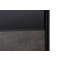 Шкаф-купе 160*58*240 2дв. ясень темный/стекло черное/ателье темный (комбинир.) профиль черный муар - фото 8
