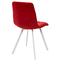 Стул CHILLI SQUARE белый/тк. красная UF860-16B - фото 3