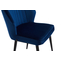 Стул MICHAEL черный/велюр DARK BLUE LUX mr20 темно-синий - фото 5