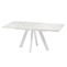 Стол прямоугольный BOBY RADIAL-140  140+40*85 белый/Calakatta Gold St Cer - фото 3
