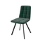 Стул ROM D черный/велюр GREEN LUX b10 зеленый