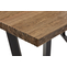 Стол прямоугольный КРАФТ 210*95 т.004/876 (Светлый дуб с черной патиной/Венге) - фото 2